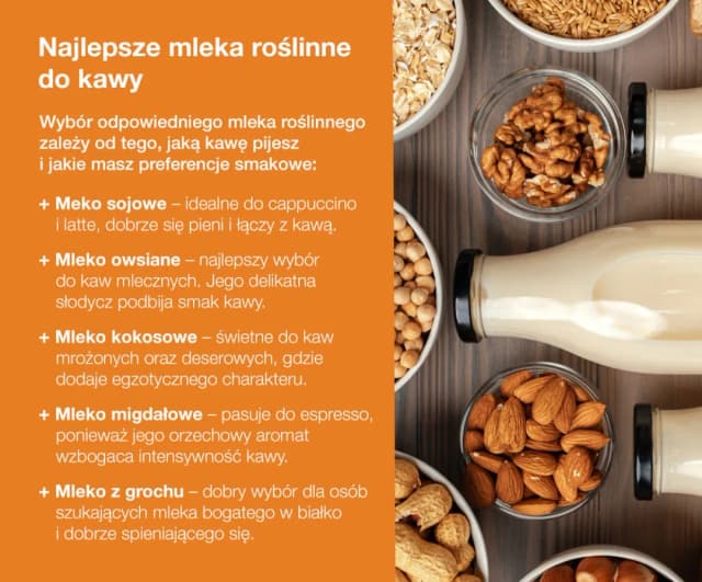 Najlepsze mleko roślinne do kawy – wybierz idealną alternatywę Najlepsze mleko roślinne do kawy – wybierz idealną alternatywę